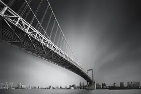 TAKAUE, Akira: Bridge Profile Series @ Sumida River, Tokyo, Japan | No.0 | Rainbow Bridge Mk.I, 1993