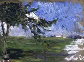 Kandinsky, Wassily: Landscape with apple