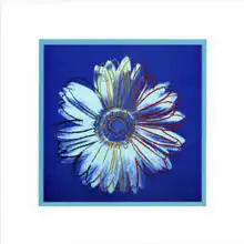 Warhol, Andy: Daisy (Blue on Blue)
