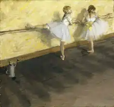 Degas, Edgar: Practicing at the Bar