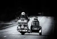 Wallberg, Allan: Motorcycle with side trolley