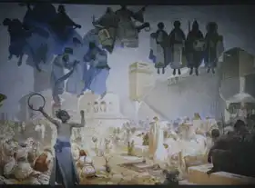 Mucha, Alfons: Introduction of Slavonic liturgy (Slavonic epic)