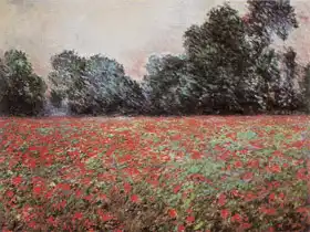 Monet, Claude: The road from Chailly to Fontainebleau - Les Tulipes