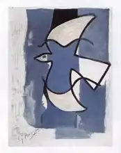 Braque, Georges: Blue and grey dove