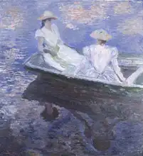 Monet, Claude: Women on boat