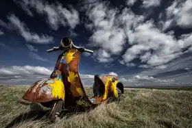 Þorsteinn,,, H. Ingibergsson,,,: Yellow Scooter