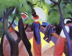 Macke, August: Promenade