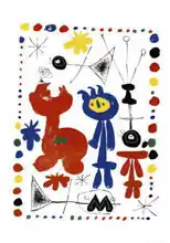 Miró, Joan: Characters and birds