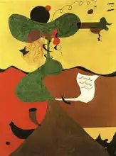 Miró, Joan: Portrait of Miss Mills