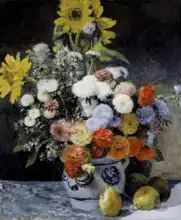 Renoir, Auguste: Flowers in vase