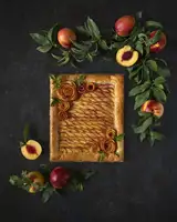 Popescu, Diana: Peach roses tart