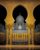 Sulaiman, Mohammad: Sheikh Zayed Grand Mosque gold and black