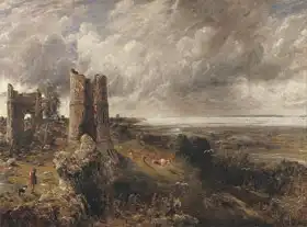 Constable, John: Hadleigh Castle, after a windy night