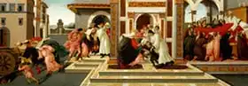 Botticelli, Sandro: Last Miracle and the Death of St. Zenobius