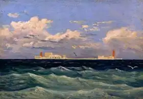 Carus, Karl Gustav: The midland sea fortress