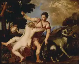 Tizian: Venus and Adonis