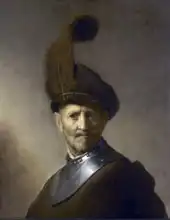 Rembrandt, van Rijn: Man in uniform