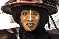 Garmendia, Inazio Joxe: Peul man at the gerewol festival - Niger