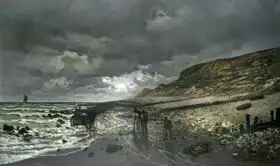 Monet, Claude: La Pointe de la heve at low tide