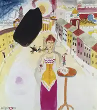 Kandinsky, Wassily: Woman in Moscow
