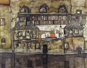 Schiele, Egon: House by the River