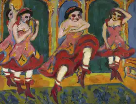 Kirchner, Ernst Ludwig: Czardas dancers