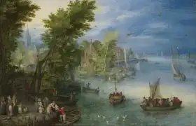 Brueghel, Jan, the elder: On the river