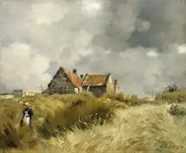 Cazin, Jean Charles: Cottages in the Dunes
