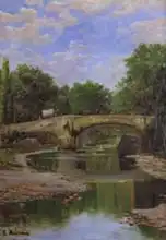 Rusiñol, Santiago: Bridge over a River