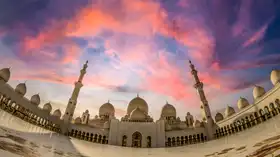 milad, abu Emil: Sheikh Zayed Grand Mosque - Sunset