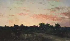 Urgell, Modest: Landscape in the evening