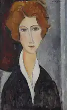 Modigliani, Amadeo: Woman in black