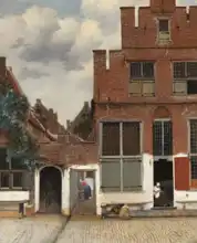 Vermeer, Jan: View of houses in Delft (the alley)