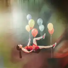 Kamenov, Stefan: Anna-Valeria with balloons
