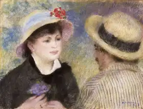 Renoir, Auguste: Renoir and Aline Charigot boat