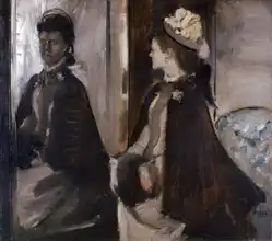 Degas, Edgar: Mrs. Jeantaud front of the mirror