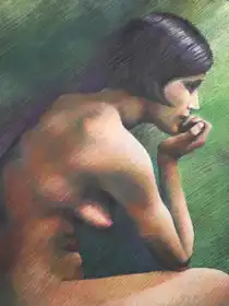 Akkers, Corné: Nude Leaning Forward (2011)