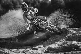 SZABO, ATTILA: Motocross Black And White