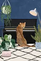 Manovski, Sarah: Cheetah playing piano