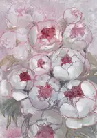 Blursbyai, Laiz Rosana: Nuria bouquet of peonies in pink