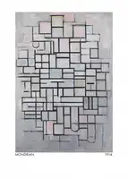 Mondrian, Piet: Composition No IV 1914