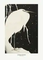Koson, Ohara: Heron In The Snow