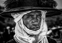 Garmendia, Inazio Joxe: Peul man at a gerewol festival-Niger