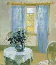 Ancher, Anna: Room with clematis