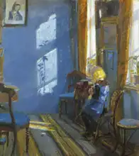 Ancher, Anna: The sun in the blue room
