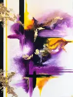 Storms, Alyson: Geometric Purple and Yellow