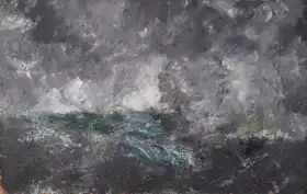 Strindberg, August: Storm in Skerries - The Flying Dutchman
