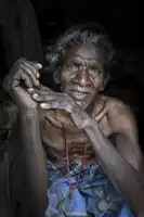 Molina, Elena: elder in a village at the outskirts of Kolkata, India