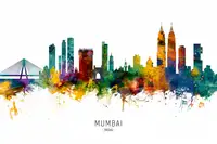 Tompsett, Michael: Mumbai Skyline India Bombay