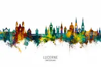 Tompsett, Michael: Lucerne Switzerland Luzern Skyline
